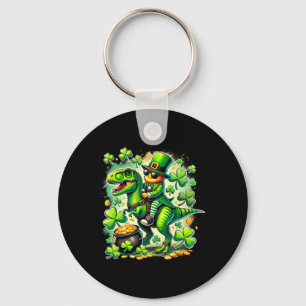 Chaveiro Duende Montando Dinossauro T Rex St Pat Trex Patri