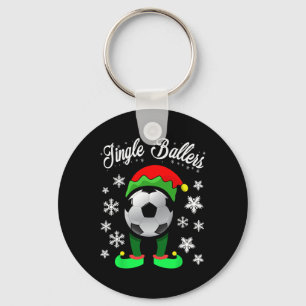 Chaveiro Duendes de Futebol de Natal do Jingle Byllers