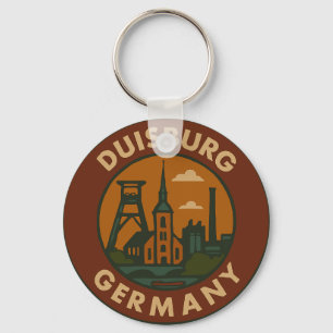 Chaveiro Duisburgo Arte da Cidade da Alemanha