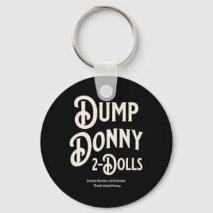 Chaveiro Dump Donny 2 Dólares Dois Dólares Trump Tarifas Hu
