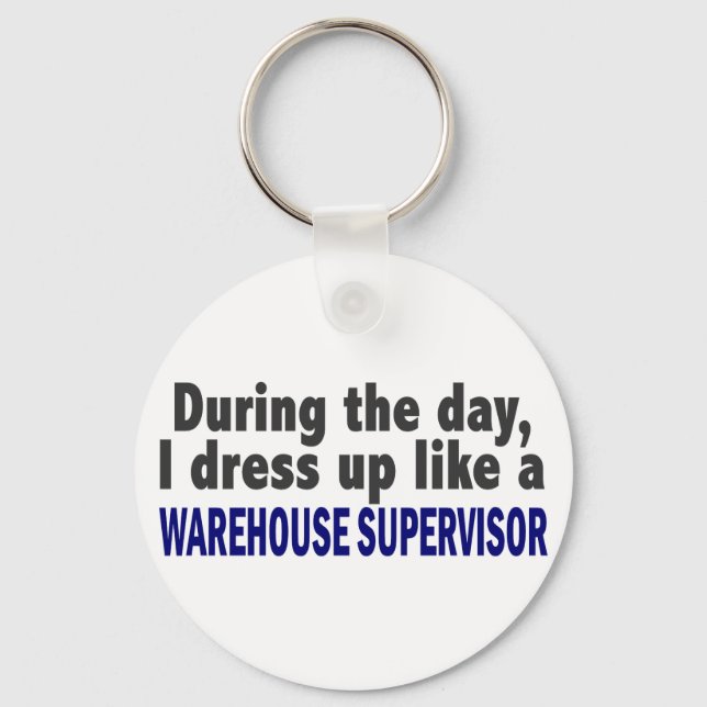 Chaveiro Durante O Dia Eu Vestir O Supervisor Do Armazém (Frente)