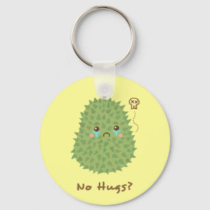 Chaveiro Durian triste que não obtem nenhum abraço
