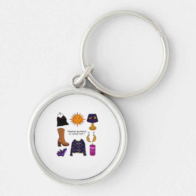 Chaveiro Duro De Comprar Por Whimsigoth Aesético (Frente)
