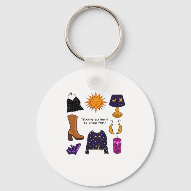 Chaveiro Duro De Comprar Por Whimsigoth Aesético (Frente)