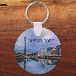 Chaveiro Dusseldorf Skyline Alemanha Holiday Sunset Souveni
