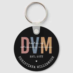 Chaveiro DVM Personalizada Doutorado em Medicina Veterinári
