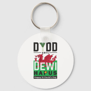 Chaveiro Dydd Gil Dewi Hapus Feliz Rua Dia 6