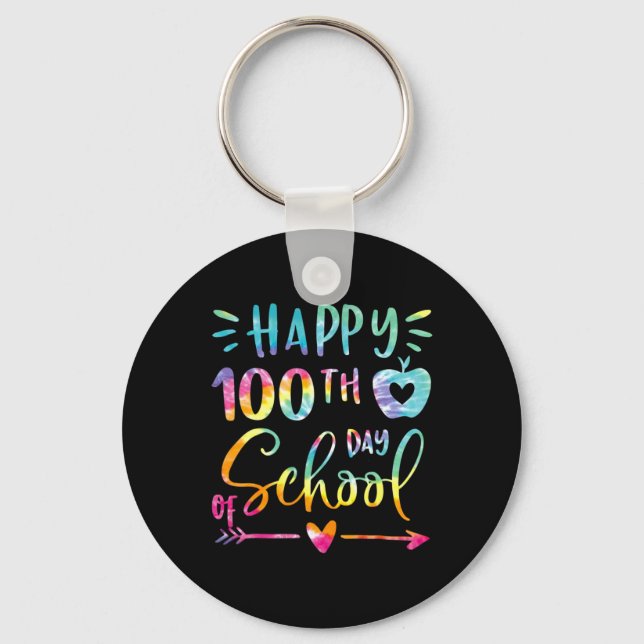 Chaveiro Dye Happy 100º Dia De Professores Estudantes 100 (Frente)
