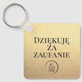Chaveiro DziękujęObrigado pelo seu negócio em polonês