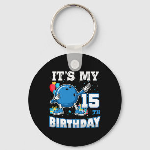 Chaveiro É a minha Boliche de Aniversário de 15 com 15 anos