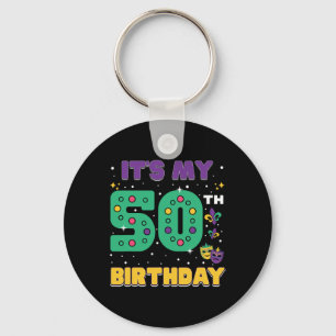 Chaveiro É a minha máscara de 50 anos Mardi Gras, 50 anos