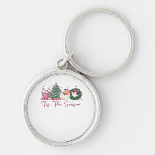 Chaveiro É a Temporada Feliz Natal Xmas Café Fofo