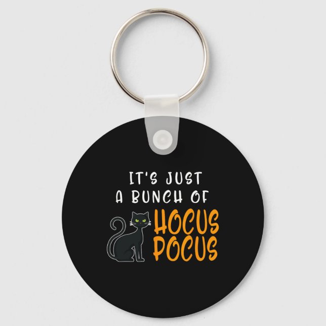 Chaveiro É Apenas Um Monte De Hocus Pocuss Halloween Cat (Frente)