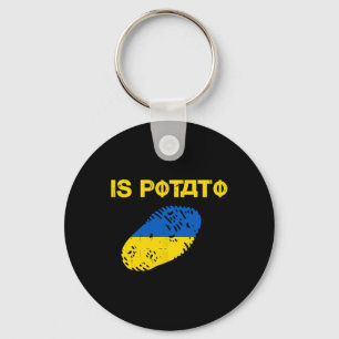 Chaveiro É Batata Engraçado Ucrânia Piada Apoie Ucrânia É P