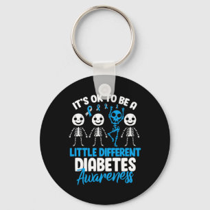 Chaveiro É bom ser um pouco diferente de diabetes
