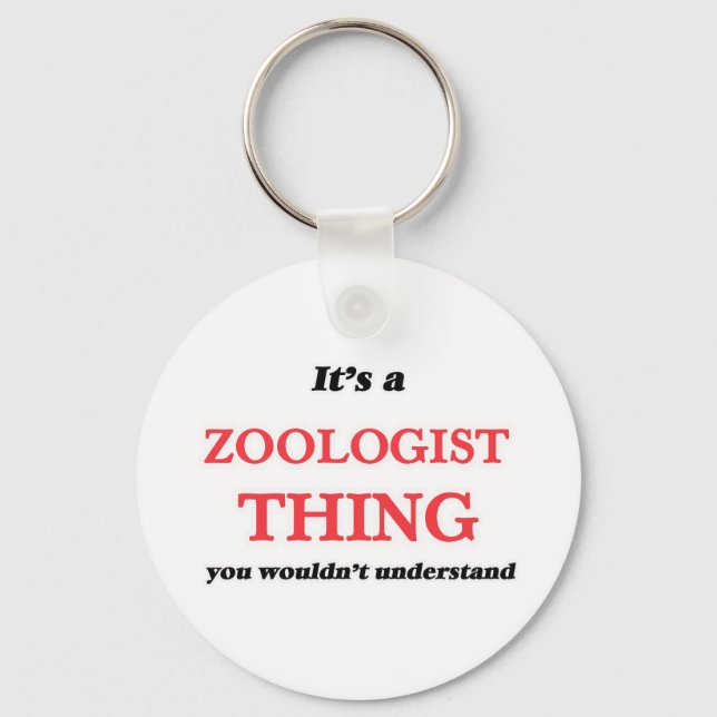 Chaveiro É coisa de Zoologista, você não entenderia (Frente)