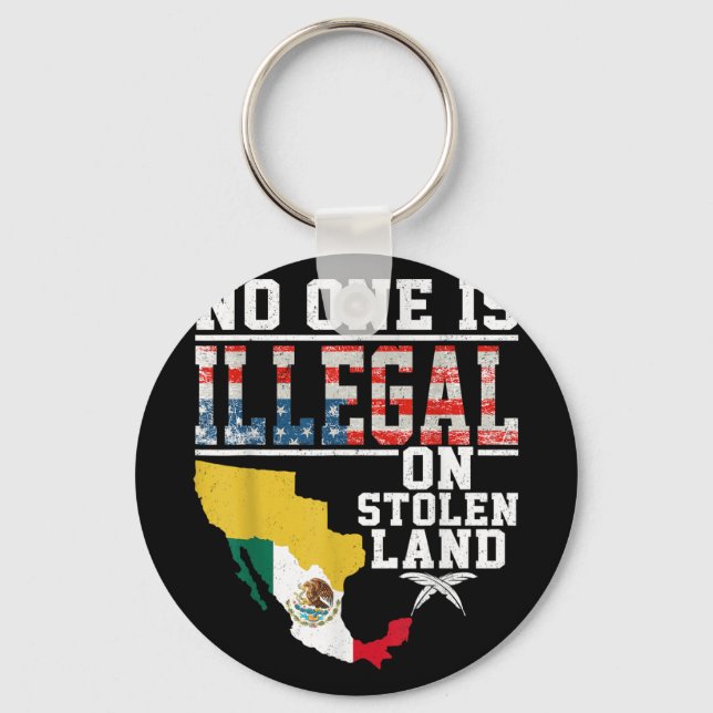 Chaveiro É Ilegal Em Americanos nativos De Presentes De Ter (Frente)