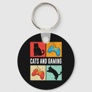 Chaveiro E Jogos Para O Gamer Amante De Gatos Vídeo Game Pl