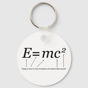 Chaveiro E=MC2 Teoria da Relatividade de Einstein