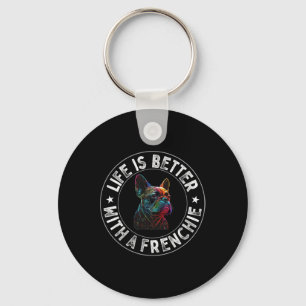 Chaveiro É Melhor Com Um Francês - O Buldogue Francês
