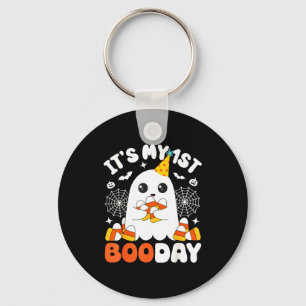 Chaveiro É Meu 1º Dia de Boo, Fantasma de Halloween Engraça