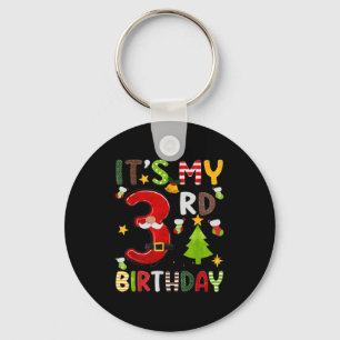 Chaveiro É Meu 3º Aniversário Meninos de 3 Anos Crianças Na