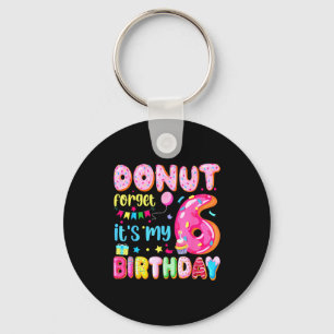 Chaveiro É Meu Aniversário de 6 Anos Donut Esquece Piada An
