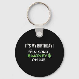 Chaveiro É Meu Aniversário Prenda Dinheiro Em Mim