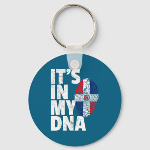 Chaveiro É Meu Dna Bandeira da República Dominicana Natal