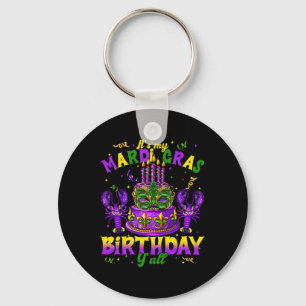 Chaveiro É Meu Mardi Gras Aniversário Yall Mardi Gras Happy