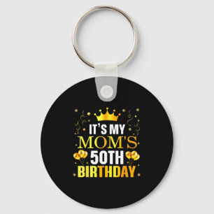 Chaveiro É o 50º Aniversário da Minha Mãe Feliz Aniversário
