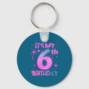 Chaveiro É o 6º aniversário festa de aniversário de 6 anos