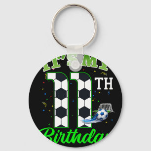 Chaveiro É o meu 11º aniversário Futebol Menino Menina Cria