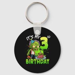 Chaveiro É o meu aniversário de 3 anos Zombie Lover 3 Anos