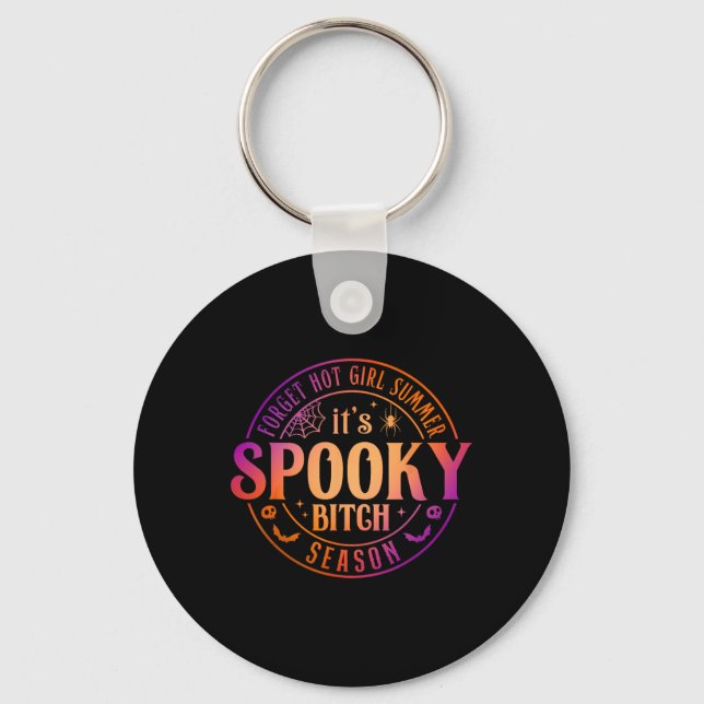 Chaveiro É o Tee do Dia das Bruxas de Halloween Spooky Seas (Frente)