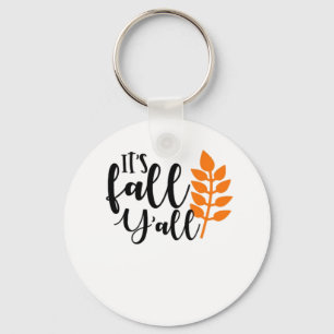 Chaveiro É outono Y'all, Pumpkin Spice, Autumn Leaves, Hal