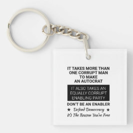 Chaveiro É Preciso Mais De Um Homem Para Fazer Um Autocrata