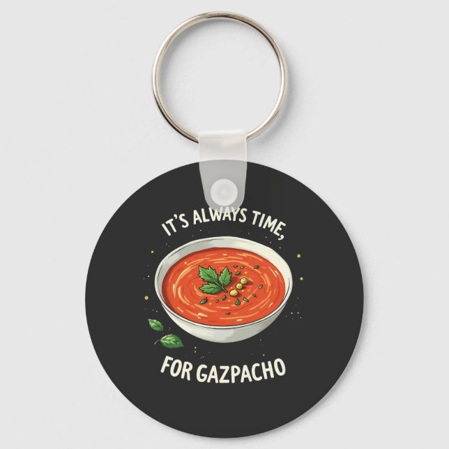 Chaveiro É sempre hora de tomar sopa de tomate de gazeta (Frente)