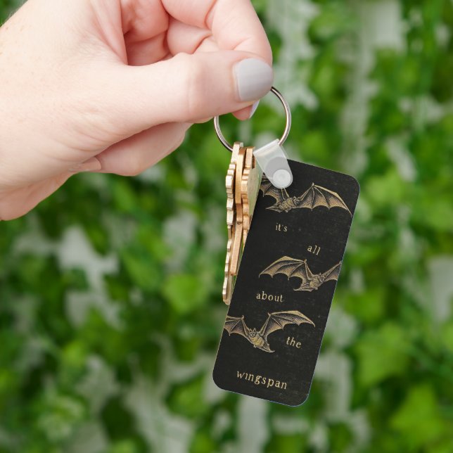 Chaveiro É tudo sobre a envergadura das asas/morcegos/leito (Mão)