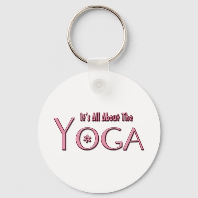 Chaveiro É tudo sobre a Yoga (Frente)