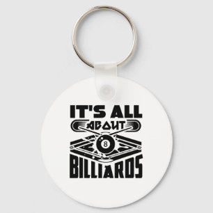 Chaveiro É tudo sobre Billiard Piscina Billiard Player Dive