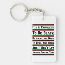 É um privilégio ser negro