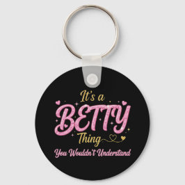 Chaveiro É Uma Coisa de Betty Rosa Dourado Presente para Mu