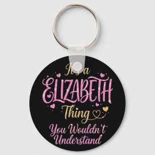 Chaveiro É Uma Coisa de Elizabeth Rosa Dourado Presente par