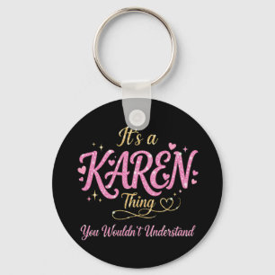 Chaveiro É Uma Coisa de Karen Rosa Dourado Presente para Mu