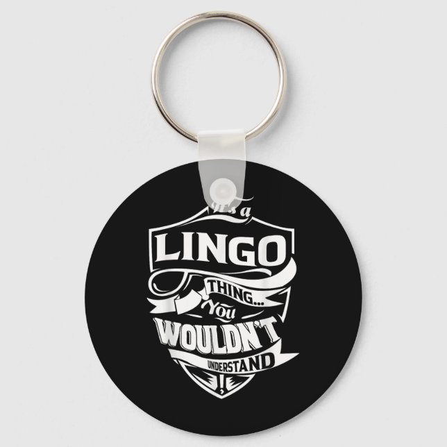 Chaveiro É Uma Coisa De Lingo. (Frente)