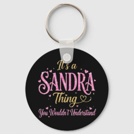 Chaveiro É Uma Coisa de Sandra Rosa Dourado Presente para M