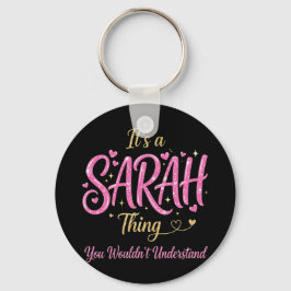 Chaveiro É Uma Coisa de Sarah Rosa Dourado Presente para Mu