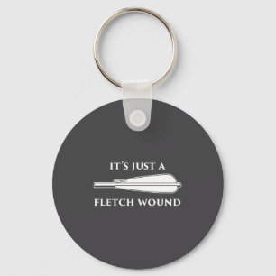Chaveiro É uma Flecha de Ferimento de Pena Humor de Arquear