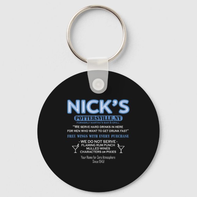 Chaveiro É Uma Vida Maravilhosa Bar do Nicks George Bailey  (Frente)